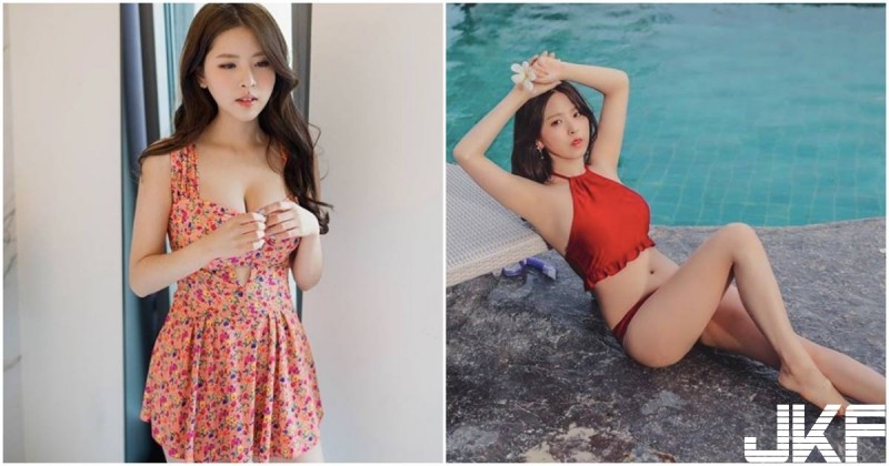 溫柔系女友身材好到爆！「養眼深V」畫面最愛挑逗人了！