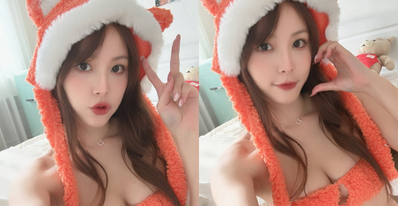 百變尤物「艾緒莉」化身小狐狸，「露乳甜笑」粉絲寵愛又寵幸