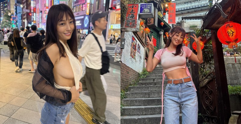 上空逛九份還不夠！日本無罩女王《macca麻卡》8月再度攻台