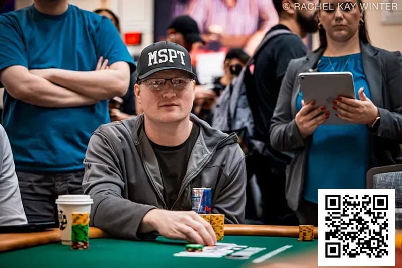 【EV扑克】A-high泡沫线抓鸡保命翻倍,赢下WSOP主赛生死战