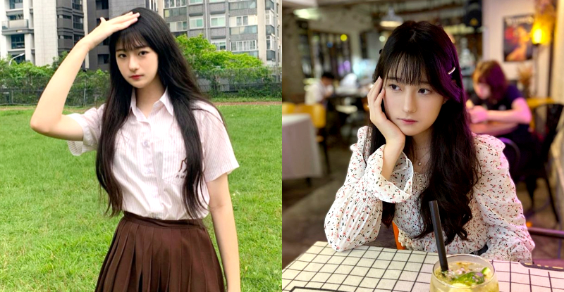175cm！18歲正妹「裘斯淇」空靈氣質太夢幻，纖長美腿根本逆天而行！