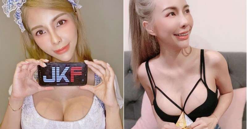 青筋奶最讚！吃貨女友「CC.西西」邊練挺翹蜜桃邊猛吃，火辣豪乳大方爆出！