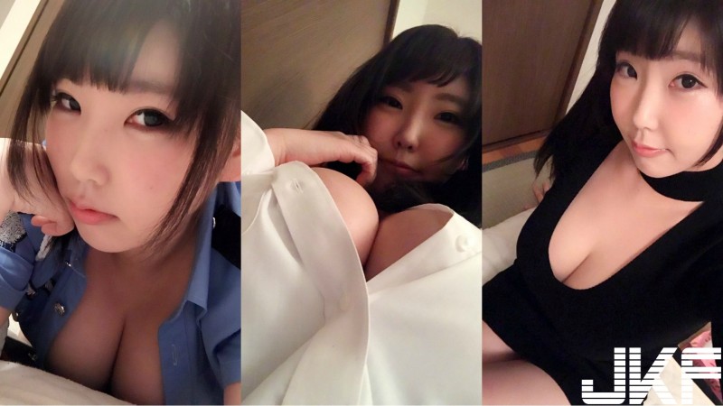 J罩杯「櫻花奶妹」拍照兇狠　巨乳視角往下看&#8230;我秒被征服！
