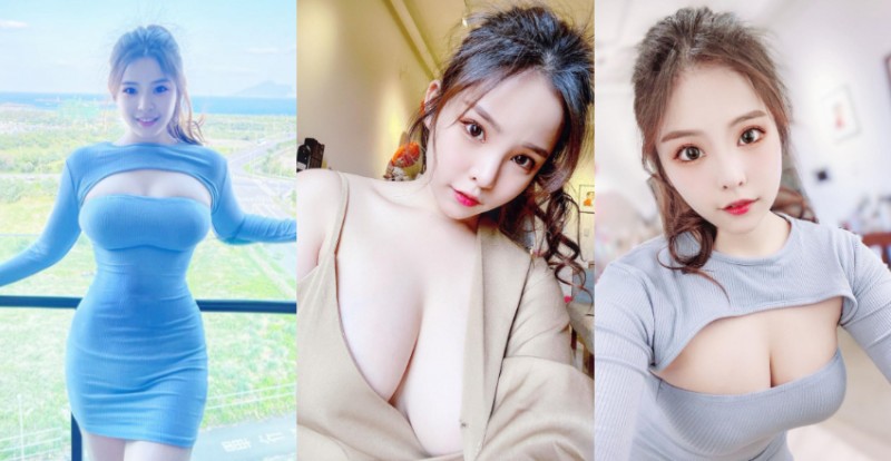 掉出奶了！甜美女孩「小圓臉Cynthia」展現性感一面　豐滿罩不住啦