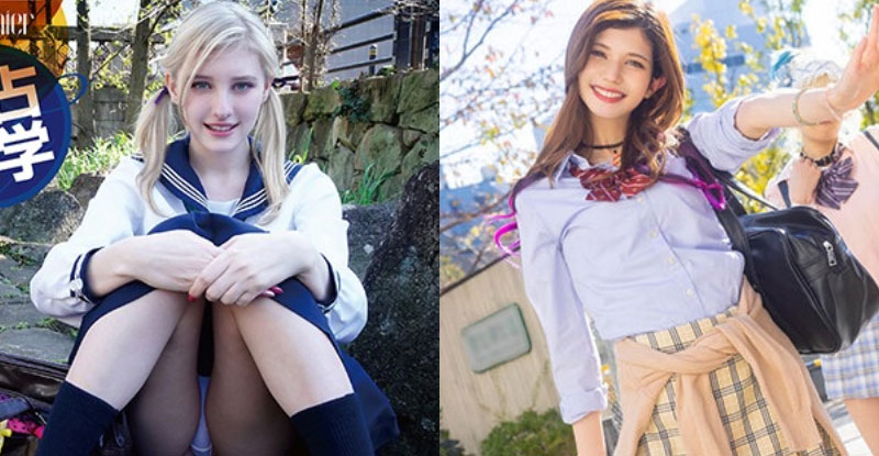 北欧天使or美日混血女子高校生最新作品欣赏!