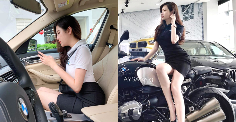 今天就試車！BMW長腿業務自備「白嫩氣囊」陪試乘，猖狂曲線比新車還香！