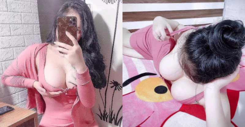 秤秤自己的斤兩吧！巨乳妹「秤奶球重量」　果然一手無法掌握